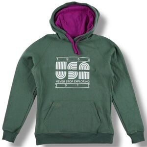 The North Face Womens Made in USA Graphic Fleece Pullover Hoodie XL 2017